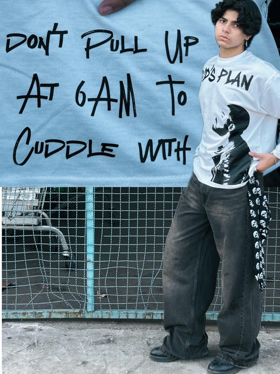 "GOD'S PLAN" OVERSIZED TEE