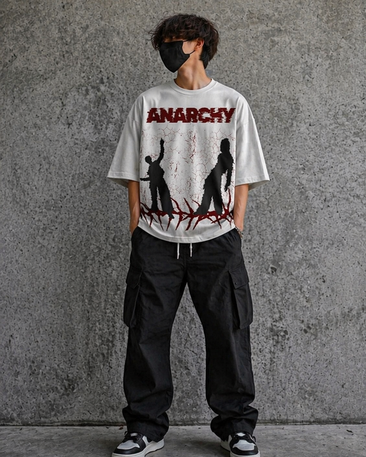 "ANARCHY" OVERSIZED TEE
