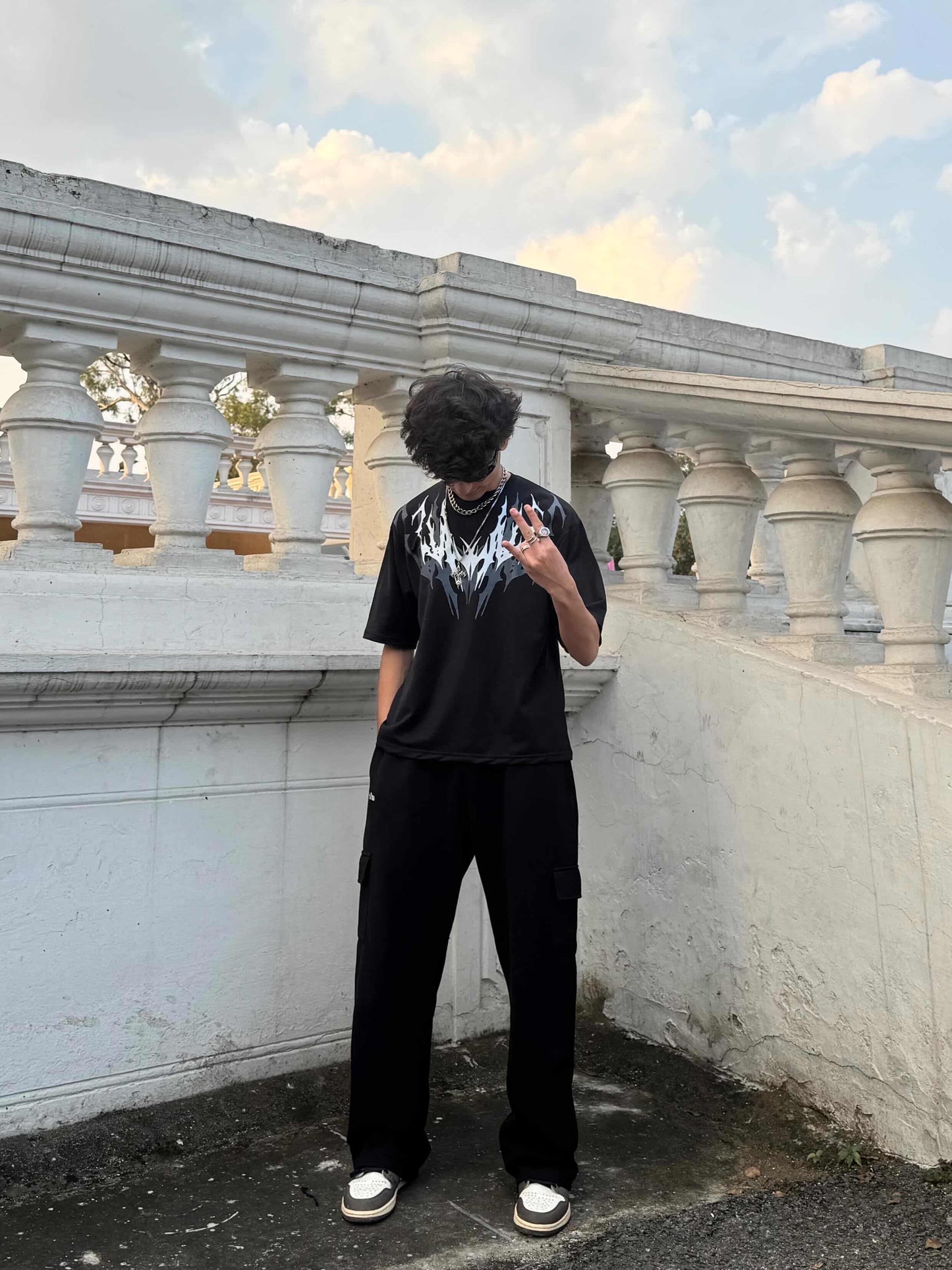 "ABYSS MARK" OVERSIZED TEE