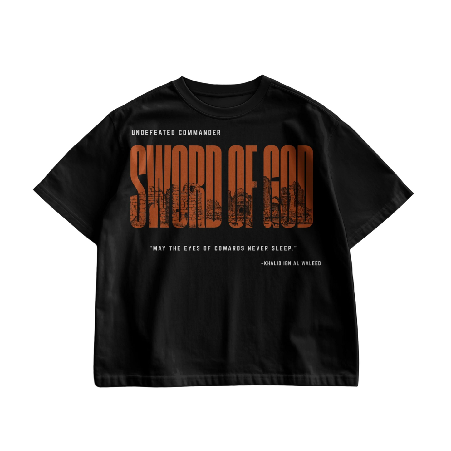 "SWORD OF GOD" OVERSIZED TEE