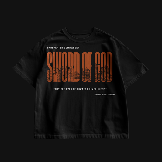 "SWORD OF GOD" OVERSIZED TEE