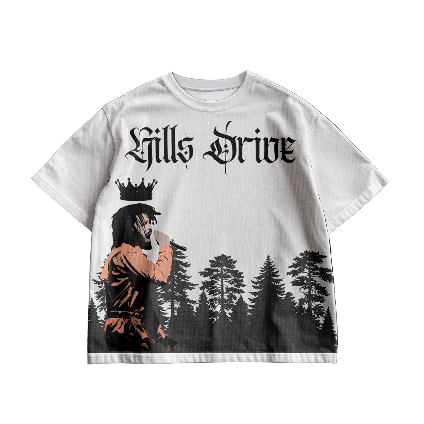 "HILLS DRIVE" OVERSIZED TEE (Inspired by J.COLE)