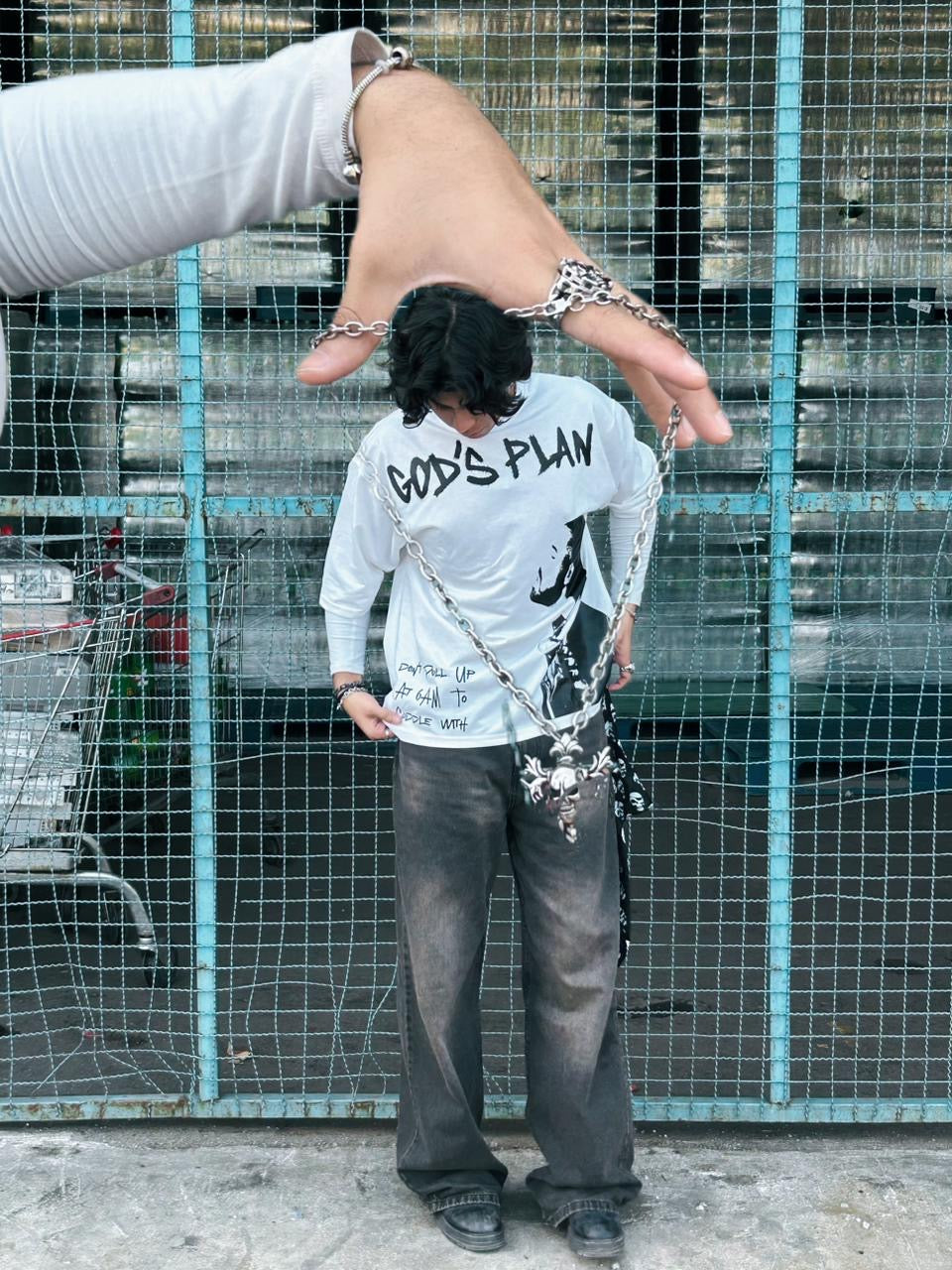 "GOD'S PLAN" OVERSIZED TEE