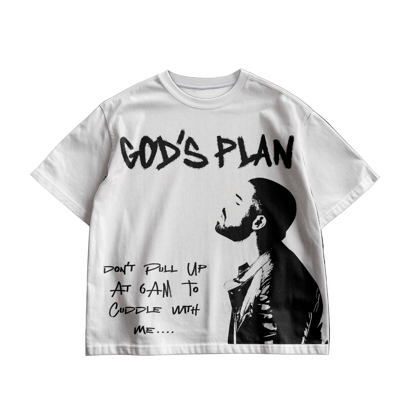 "GOD'S PLAN" OVERSIZED TEE