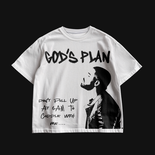 "GOD'S PLAN" OVERSIZED TEE