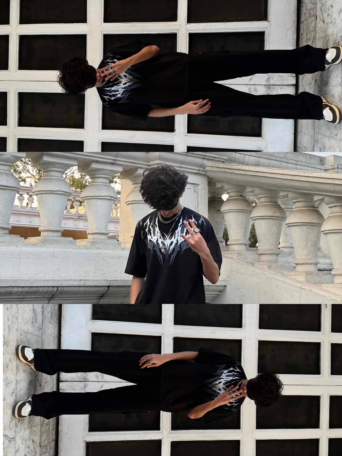 "ABYSS MARK" OVERSIZED TEE