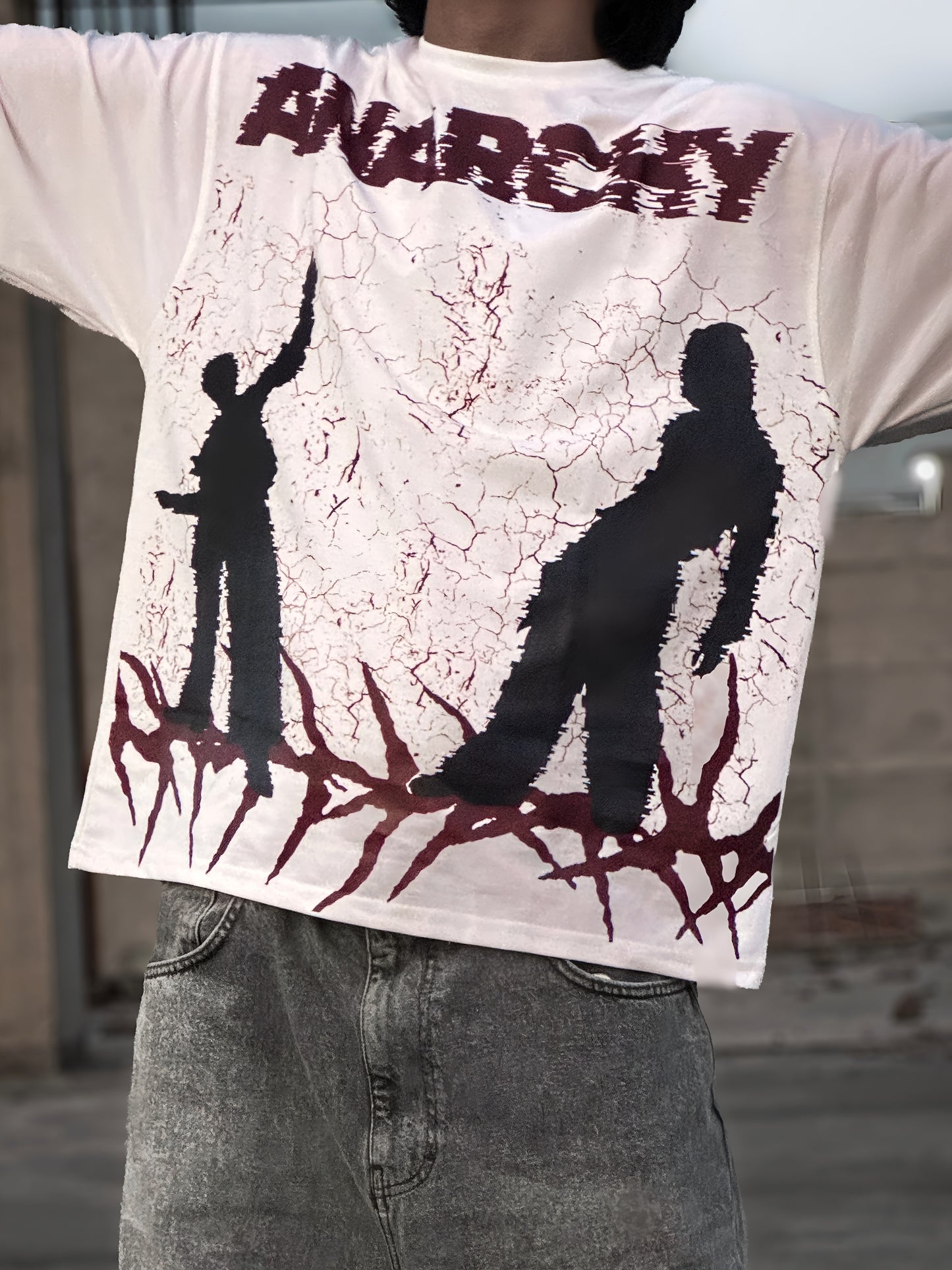 "ANARCHY" OVERSIZED TEE