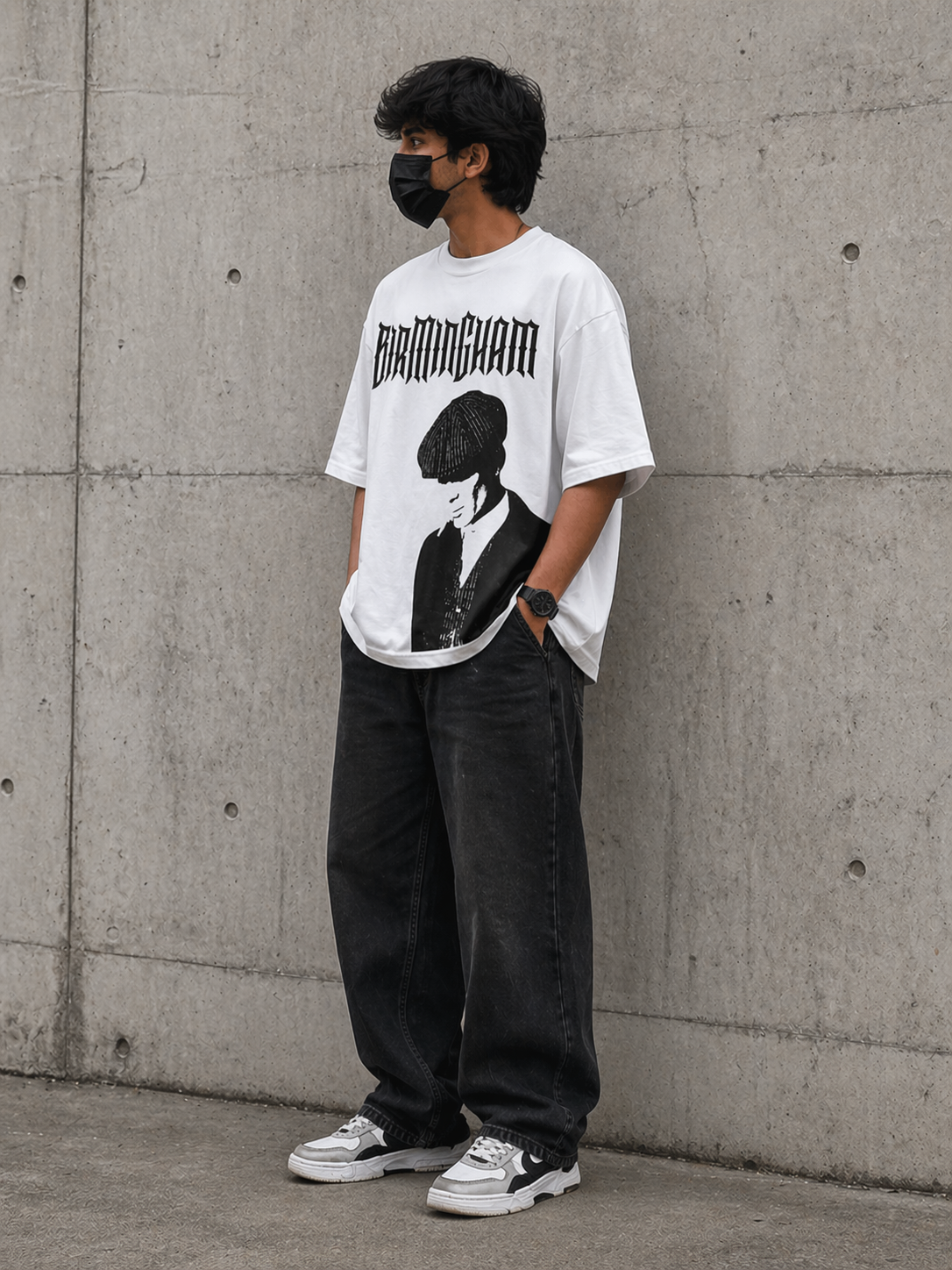 "BIRMINGHAM" OVERSIZED TEE