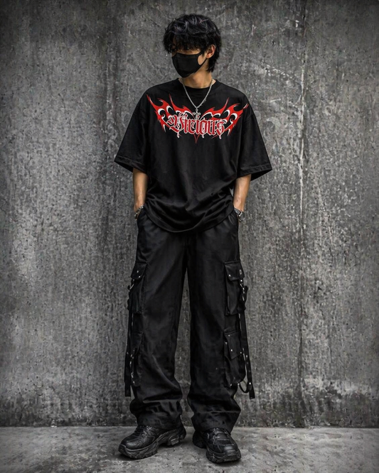 "VICIOUS" OVERSIZED TEE