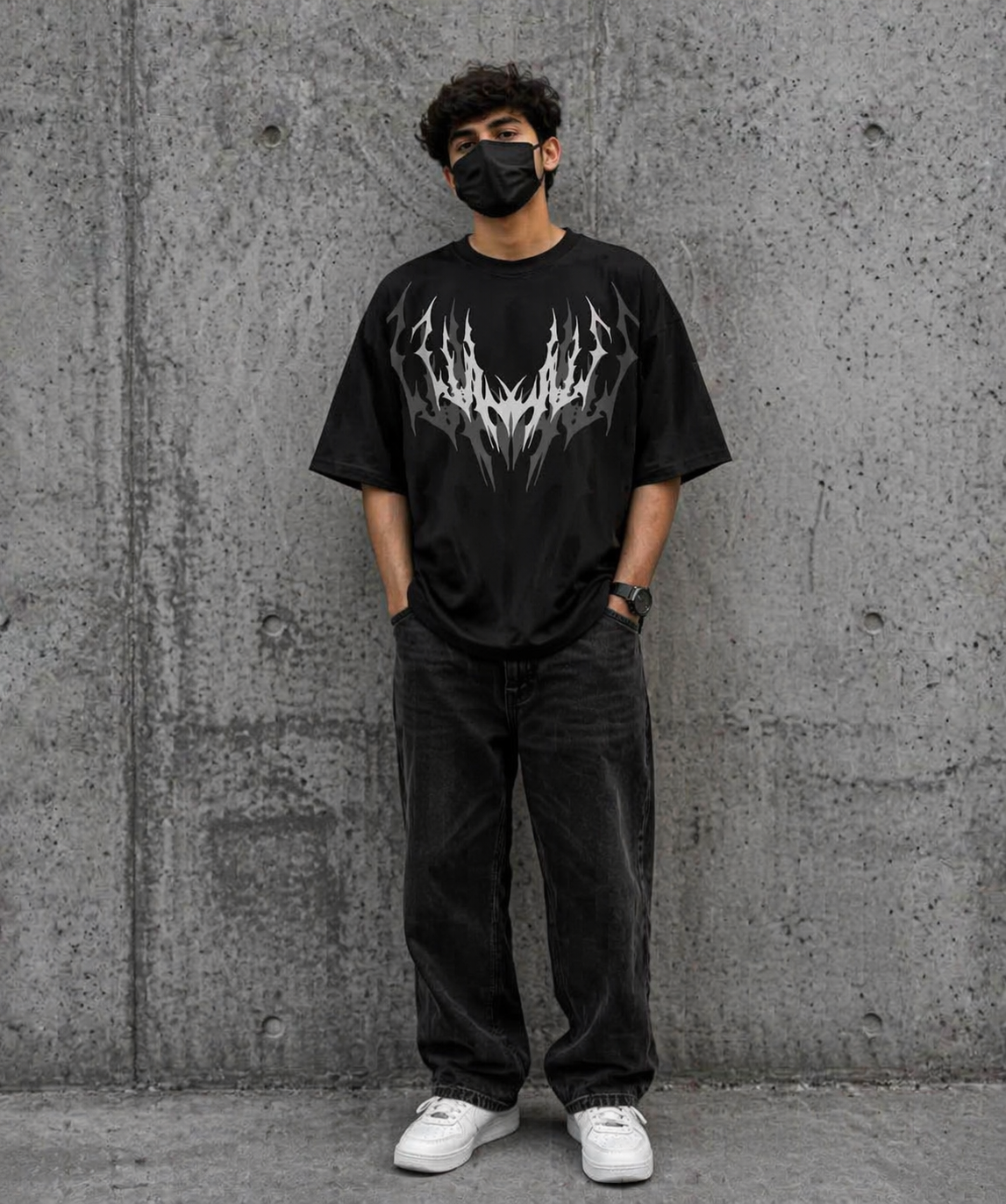 "ABYSS MARK" OVERSIZED TEE