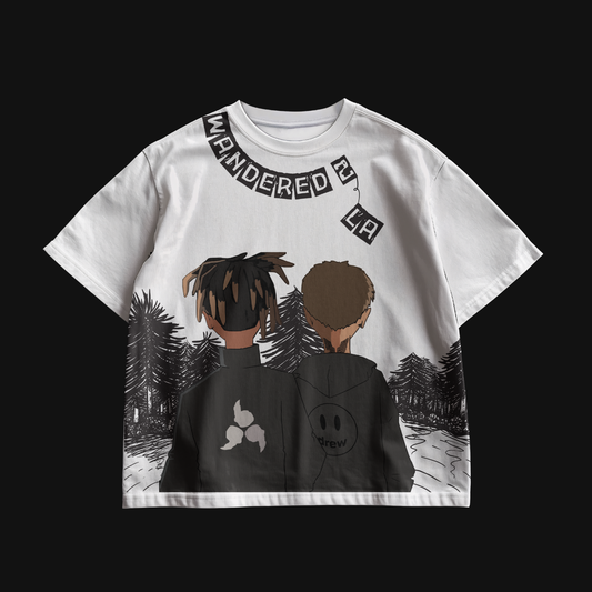 "WANDERED TO LA" OVERSIZED TEE